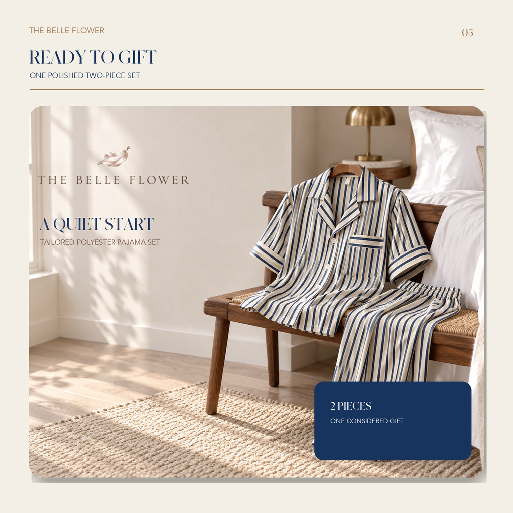 Blue Harbor Stripe two-piece pajama set